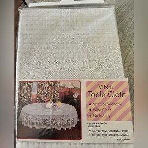 Vinyl Table Cloth NIB